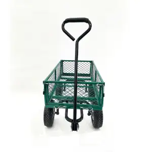 Chariot remorque grillagé de jardin WERKA PRO (65l)