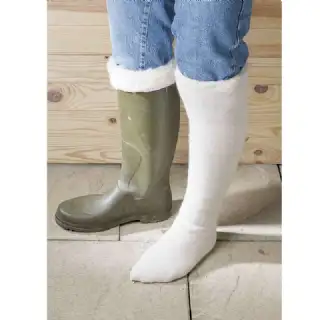 chaussettes fourrees pour bottes