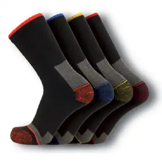 Chaussette renforcé polyamide 4 paires 