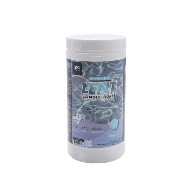 Chlore lent 20g en pastilles 1 kg 