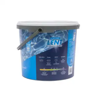 Chlore lent 250g en galet 5 kg 