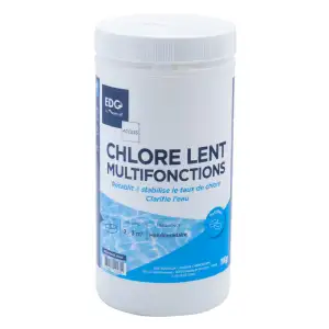 Chlore multifonction piscine 1kg (Pastilles de 20g)