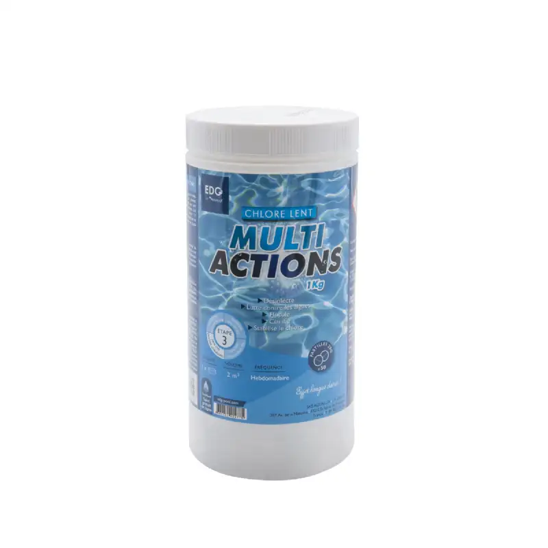 Chlore multiactions 20g pastilles 1 kg