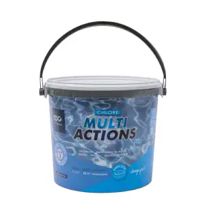 Chlore multiactions 250g galet 5 kg 