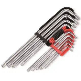 Clés torx longues 6pans 9pcs