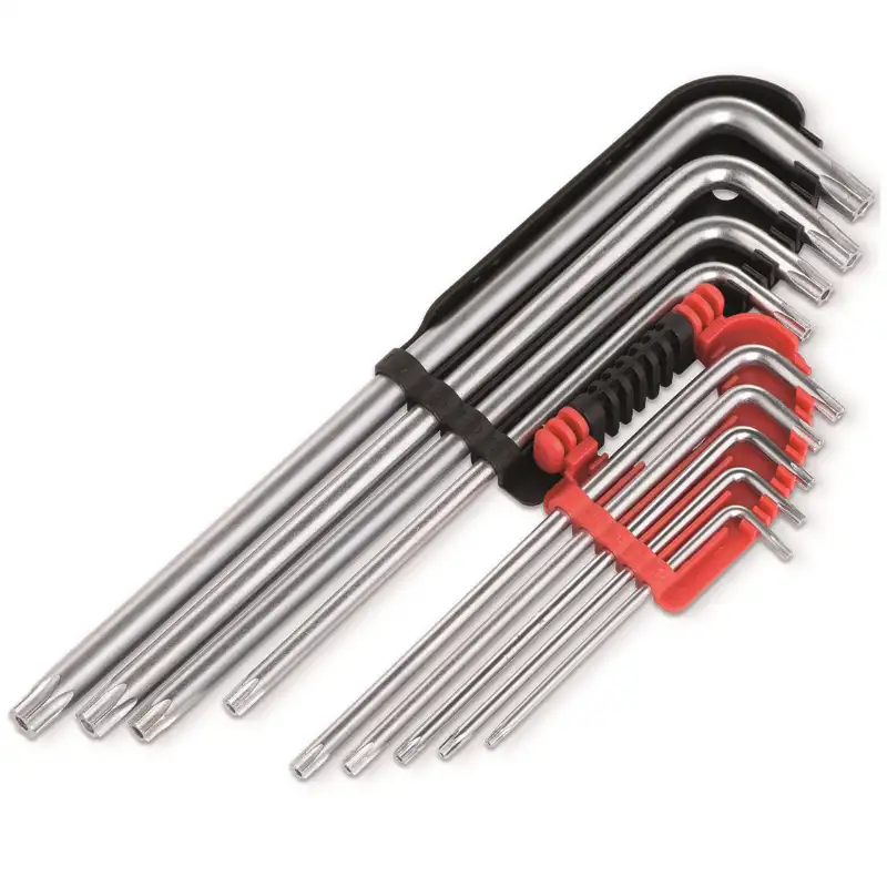 Clés torx longues 6pans 9pcs