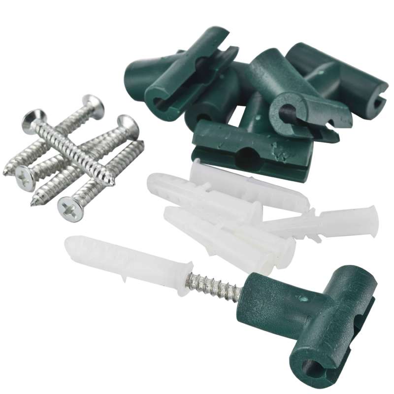 Lot clips fixation grillage - Provence Outillage