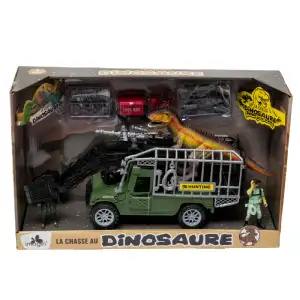 Coffret dinosaures avec accessoires