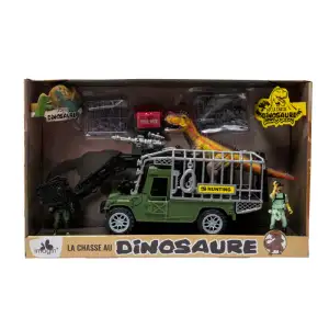 Coffret dinosaures avec accessoires