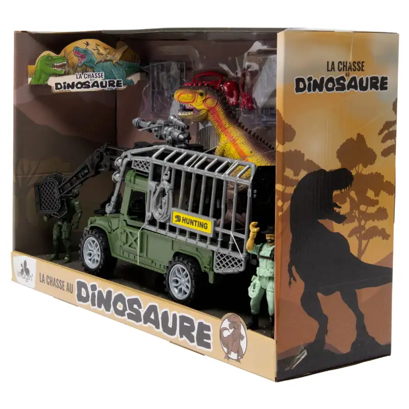 Coffret dinosaures avec accessoires