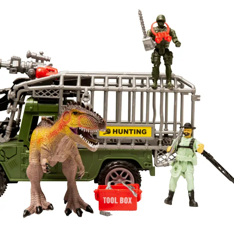 Coffret dinosaures avec accessoires