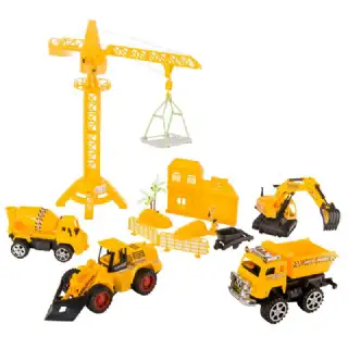 Coffret travaux publics avec grue