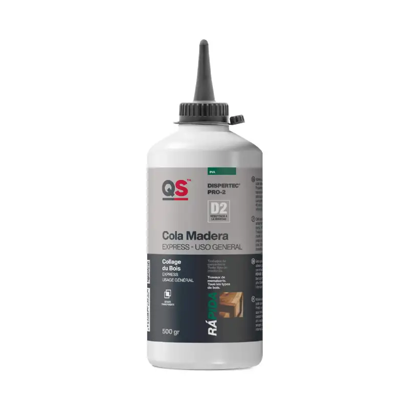 Colle à bois rapide blanche 250 ml QS