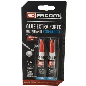 Colle glue extra forte en gel  2 tubes de 3g