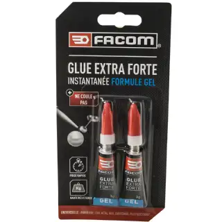 Colle glue extra forte en gel  2 tubes de 3g