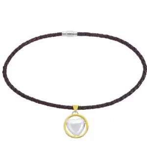 Collier cœur magnetique