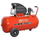 Compresseur Ribitech 2 cv 100 litres 8bars