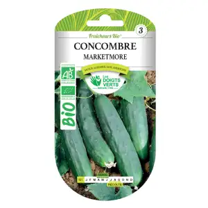 Graines concombre marketmore BIO Les Doigts Verts