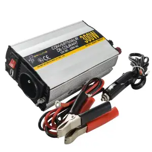 Convertisseur 300w 12v/220v +1 prise usb