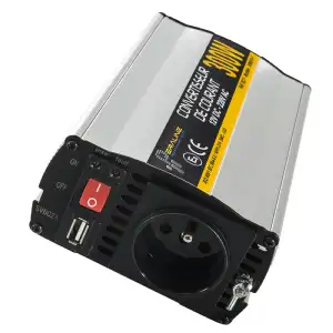 Convertisseur 300w 12v/220v +1 prise usb