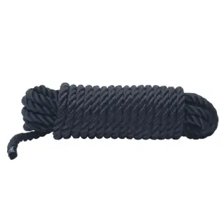 Corde noire polyester 10 mètres WERKA PRO