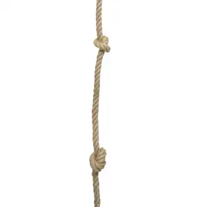 Corde à nœuds 3m pp texturé 22mm beige