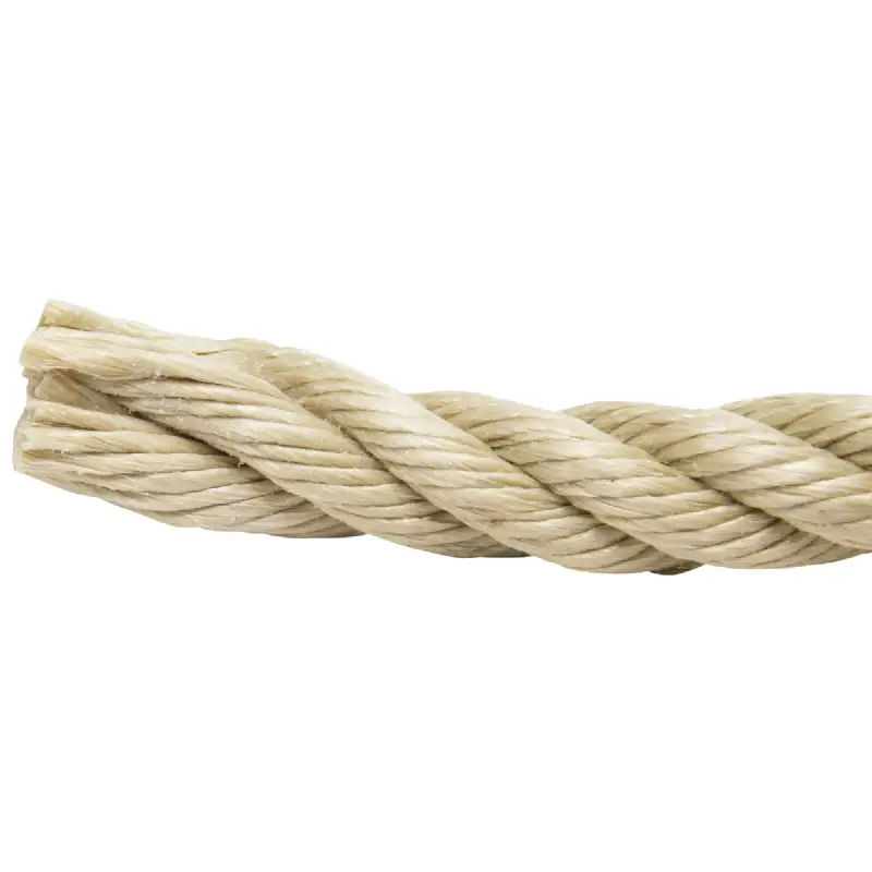 Corde beige polypropylène (50m, Ø18mm)