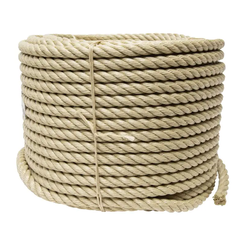 Corde beige polypropylène (50m, Ø18mm)