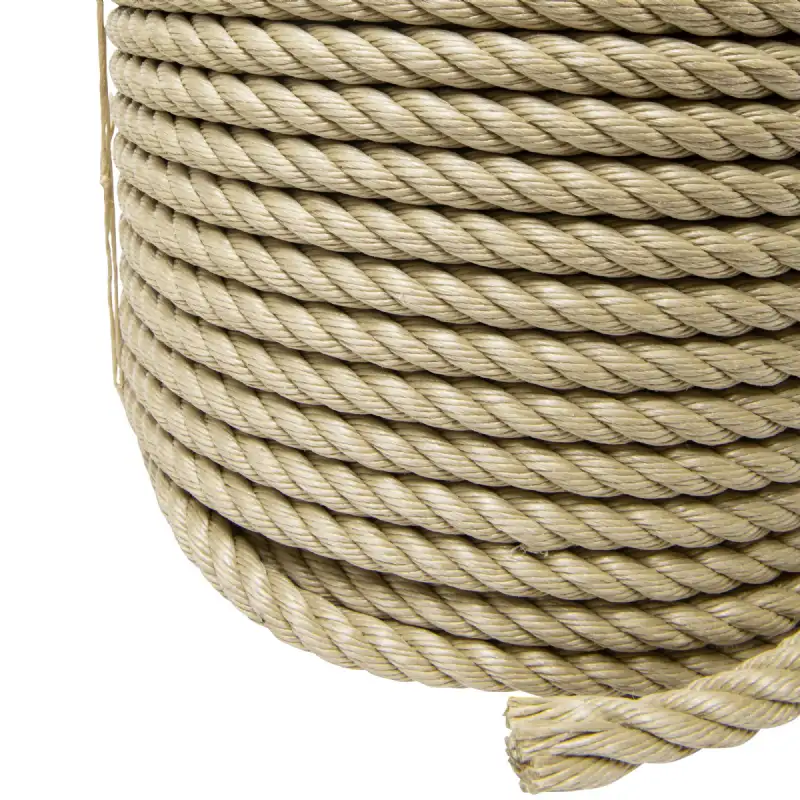 Corde beige polypropylène (50m, Ø18mm)