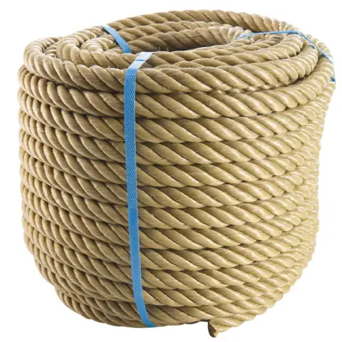 Corde beige polypropylène (50m, Ø18mm)