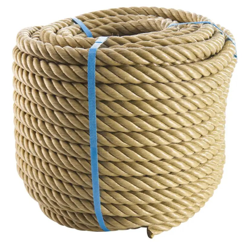 Corde beige polypropylène (50m, Ø18mm)