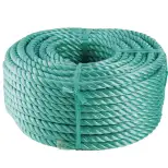 Corde en polyester verte (40m, Ø10mm)