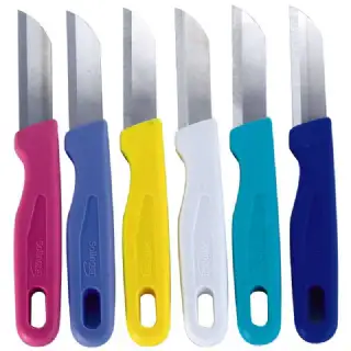 Couteaux office couleur 6 pieces