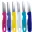 Couteaux office couleur 6 pieces