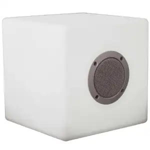 Cube enceinte lumineux bluetooth (40 x 40 x 40 cm) 