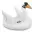 Bouée Cygne blanc gonflable Intex (130 x 102 x 99 cm)