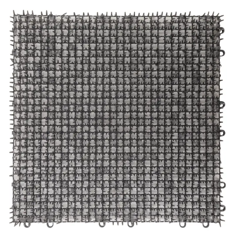 Dalle grise gazon synthétique 30 x 30 cm (lot de 6)
