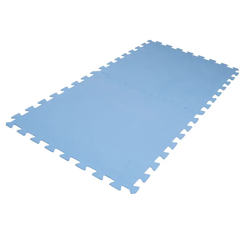 Lot de 9 dalles de sol piscine 50x50cm (2,25m²) épaisseur 3mm 9 pièces WERKA PRO 