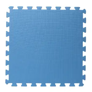 Dalle pour piscine bleu (50x50cm) 1cm épaisseur 8 pièces WERKA PRO 