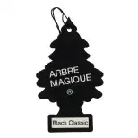 Désodorisant voiture arbre magique black