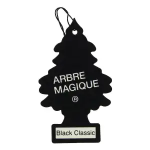 Désodorisant voiture arbre magique black