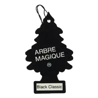 Désodorisant voiture arbre magique black