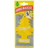 Désodorisant de voiture arbre magique parfum vanille 