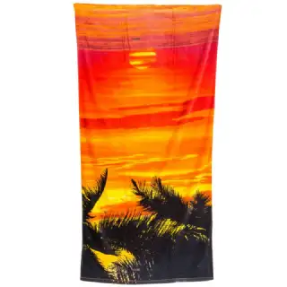 Drap de plage couché du soleil 152x75cm