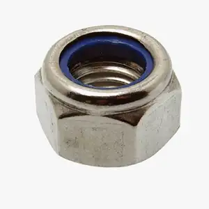 Écrou Indesserrable Bague en Nylon Inox A2 DIN 985