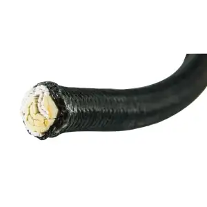 Élastique 10m x 8mm en rouleau noir