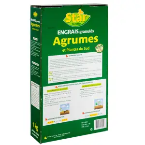 Engrais agrumes en granulés 1kg Star Jardin