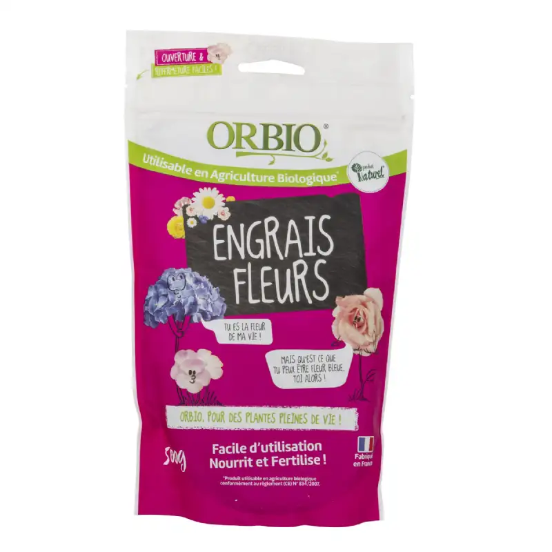 Engrais fleurs 500g OrBio