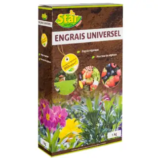 Engrais universel en granulés 1kg Star Jardin