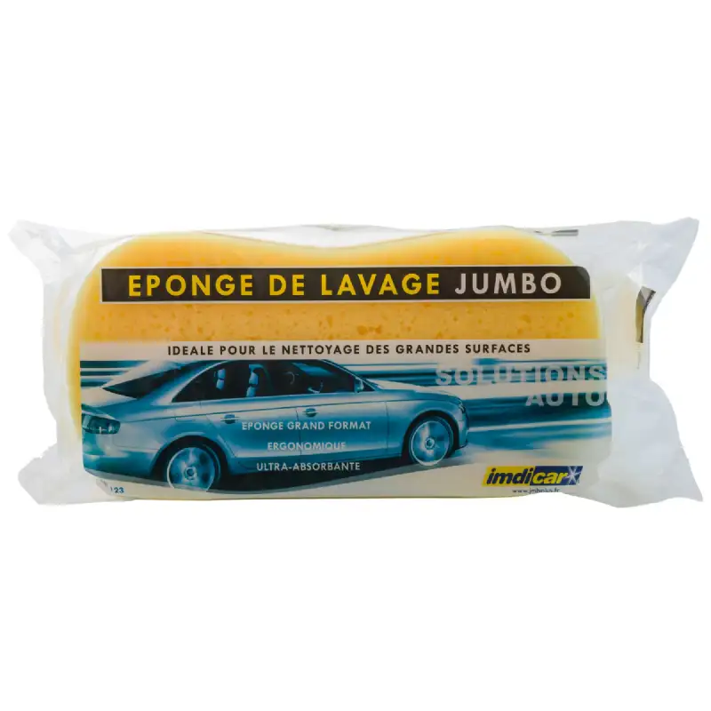 Éponge de lavage jumbo de 23cm pour voiture 